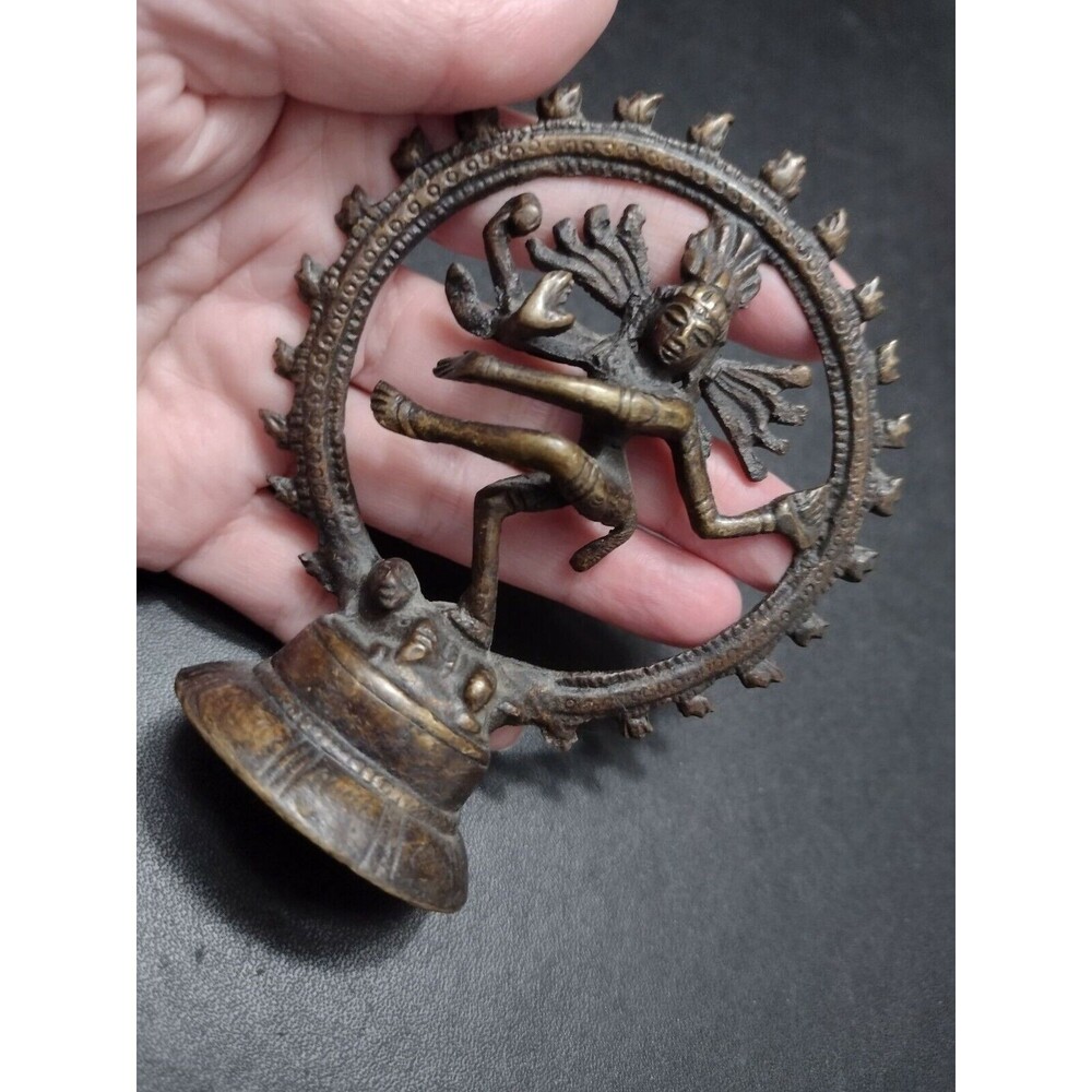 Antique brass Shiva King statue
